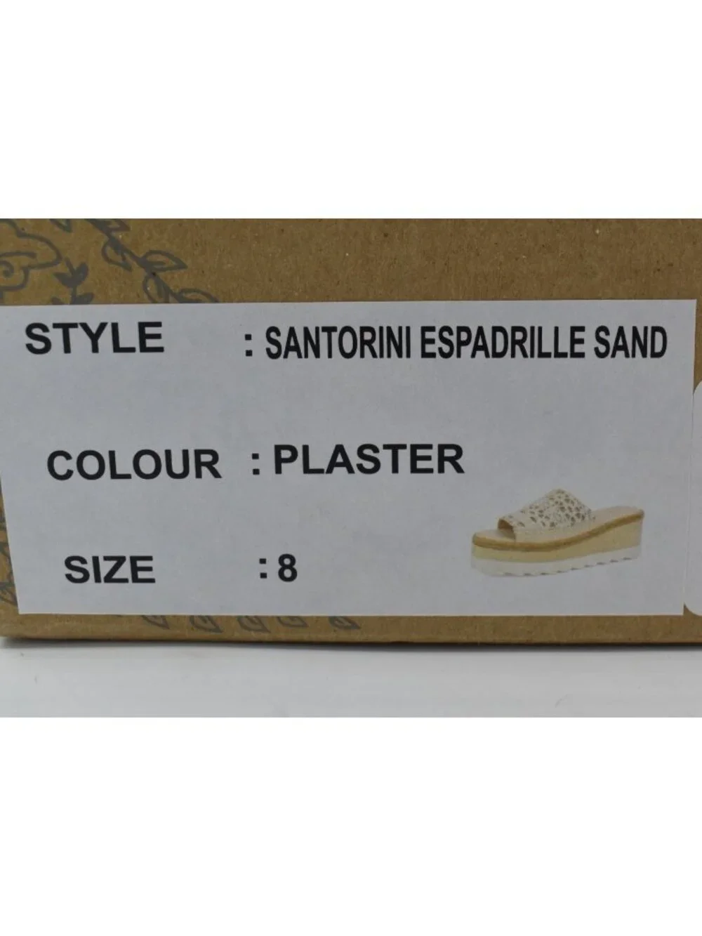 Free People Womens Size 8 Santorini‎ Espadrille Plaster Platform Slides Shoes